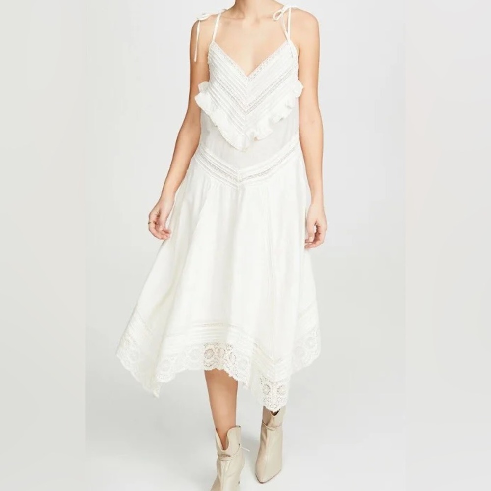 Zadig & Voltaire Rilli Ruffle Lace Dress Size Small